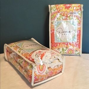 PAIR of  'Meadow' Euro Shams 100% Cotton NIP